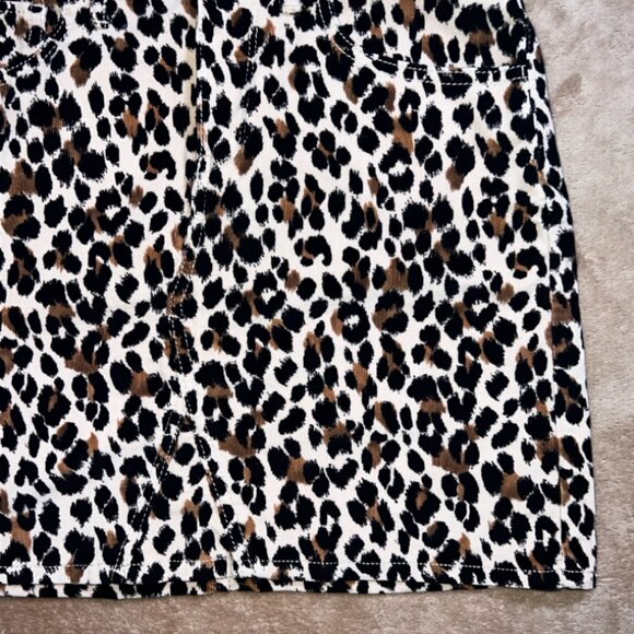 Old Navy Girls XL (14/16) High Waist Leopard Pencil Corduroy‎ 4 Pocket Skirt (Q) - Picture 2 of 8